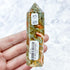 3.5 Inch Carnelian Moss Agate Tower N13