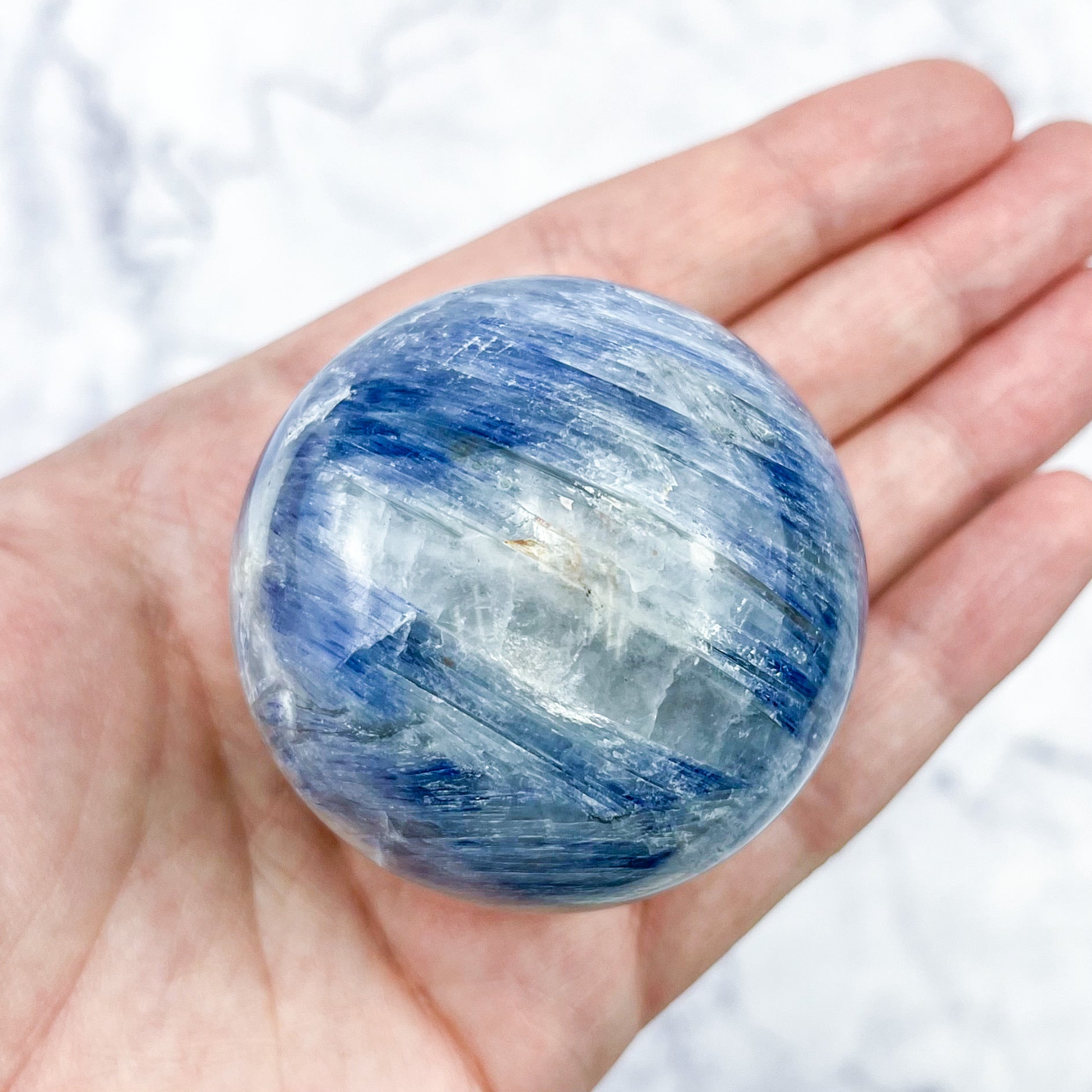 2 Inch Blue Kyanite Sphere R77