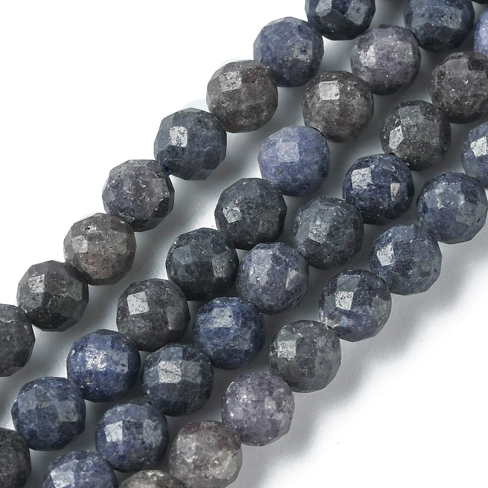 5mm Faceted Sapphire Bead Third Strand S16