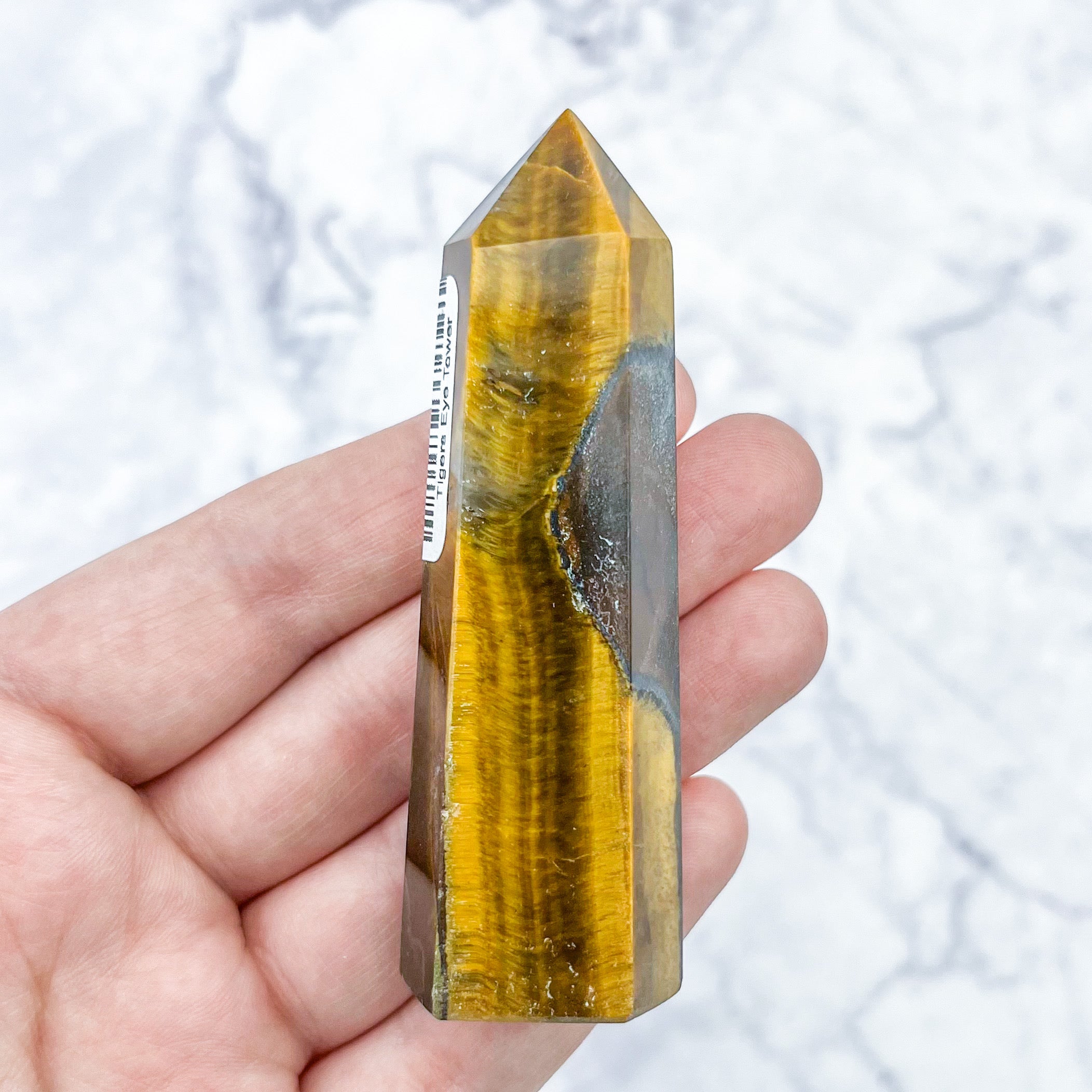 3 Inch Tiger's Eye Tower A12