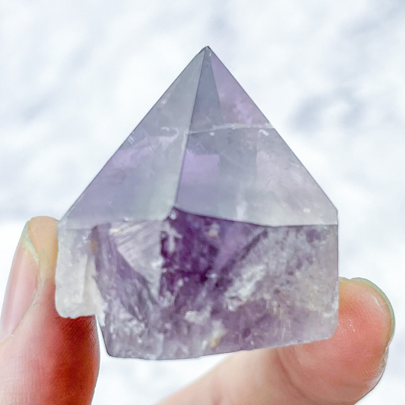 1.5 Inch Amethyst Top Polish A20