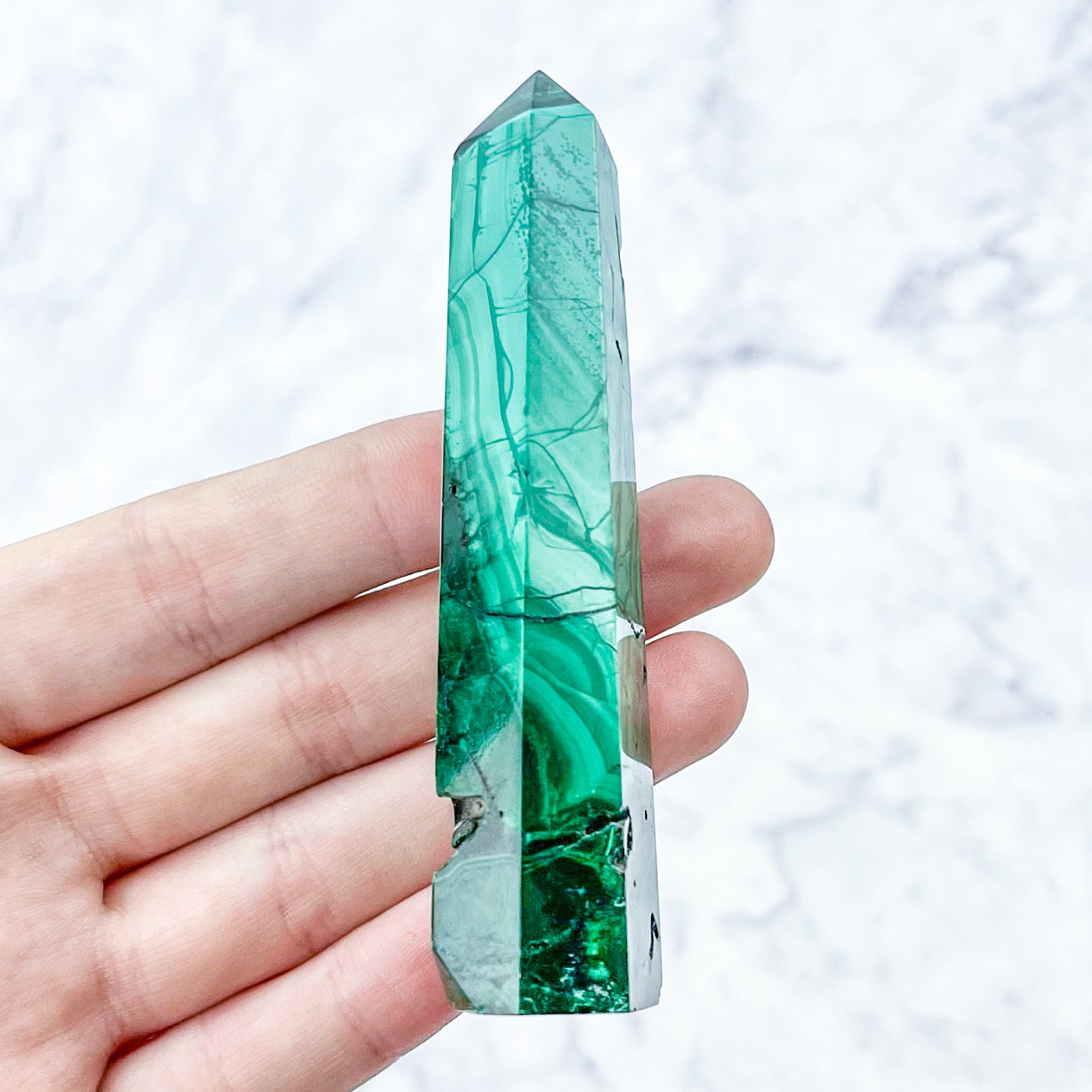 3.5 Inch Malachite Tower M49