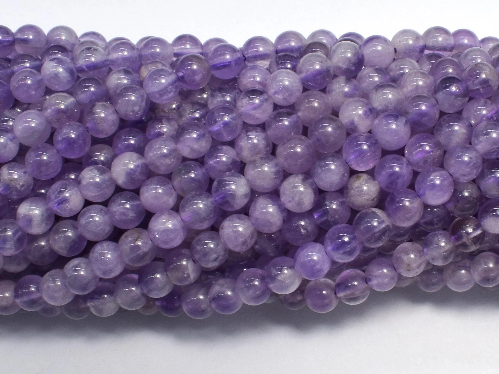 4mm HQ Medium Amethyst Bead Strand W16