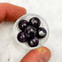 10mm Brushed Dyed Dolomite Purple Bead Pack (10 Beads)