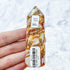 3 Inch Carnelian Moss Agate Tower F11