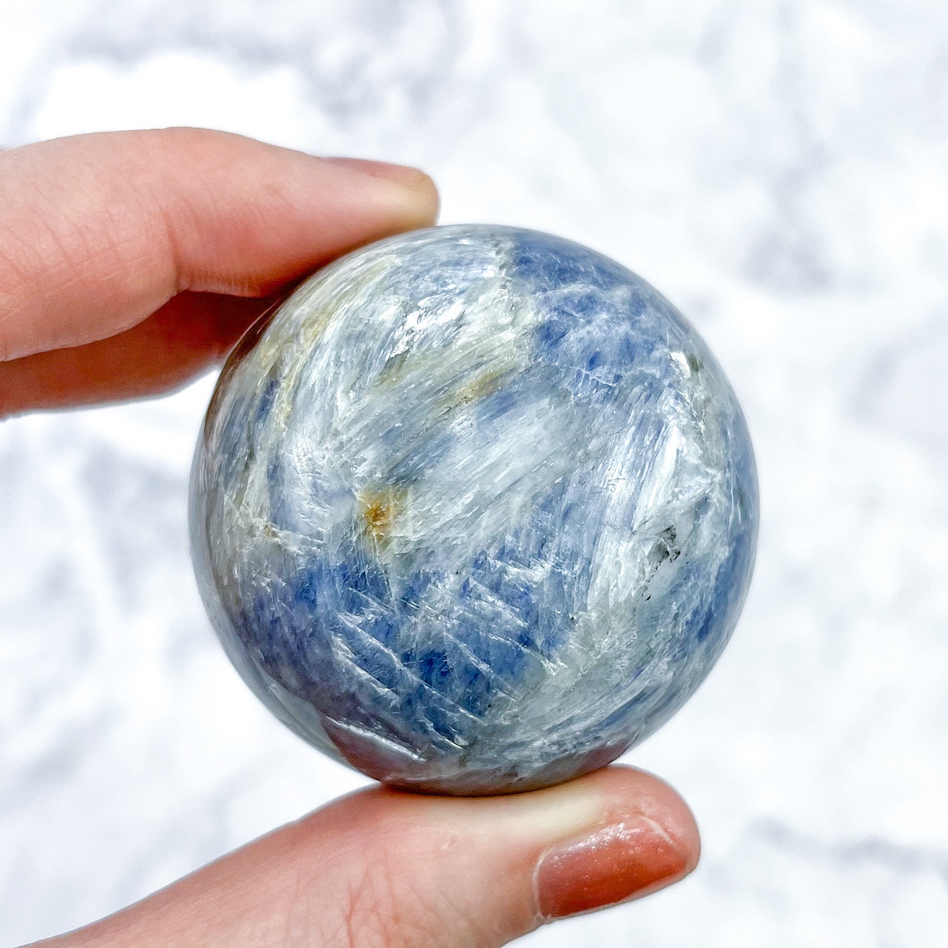 1.75 Inch Blue Kyanite Sphere G49