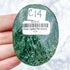 2.25 Inch Moss Agate Palmstone C14