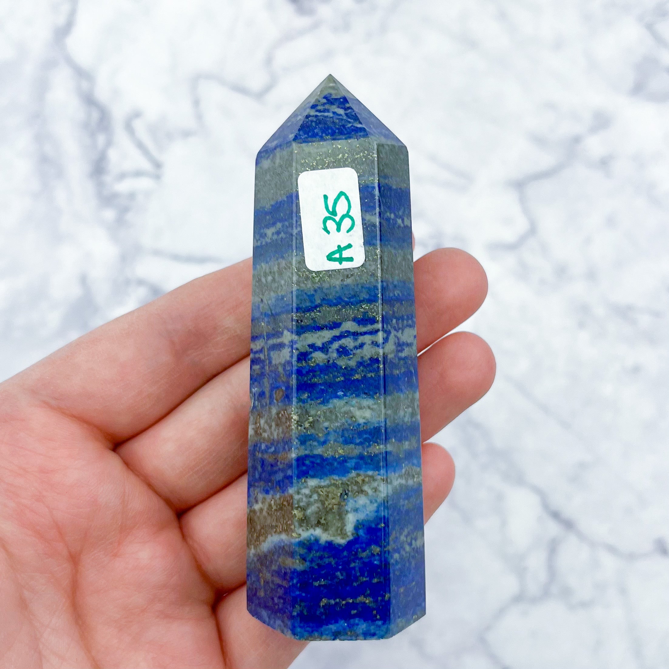 3.5 Inch Lapis Lazuli Tower A35