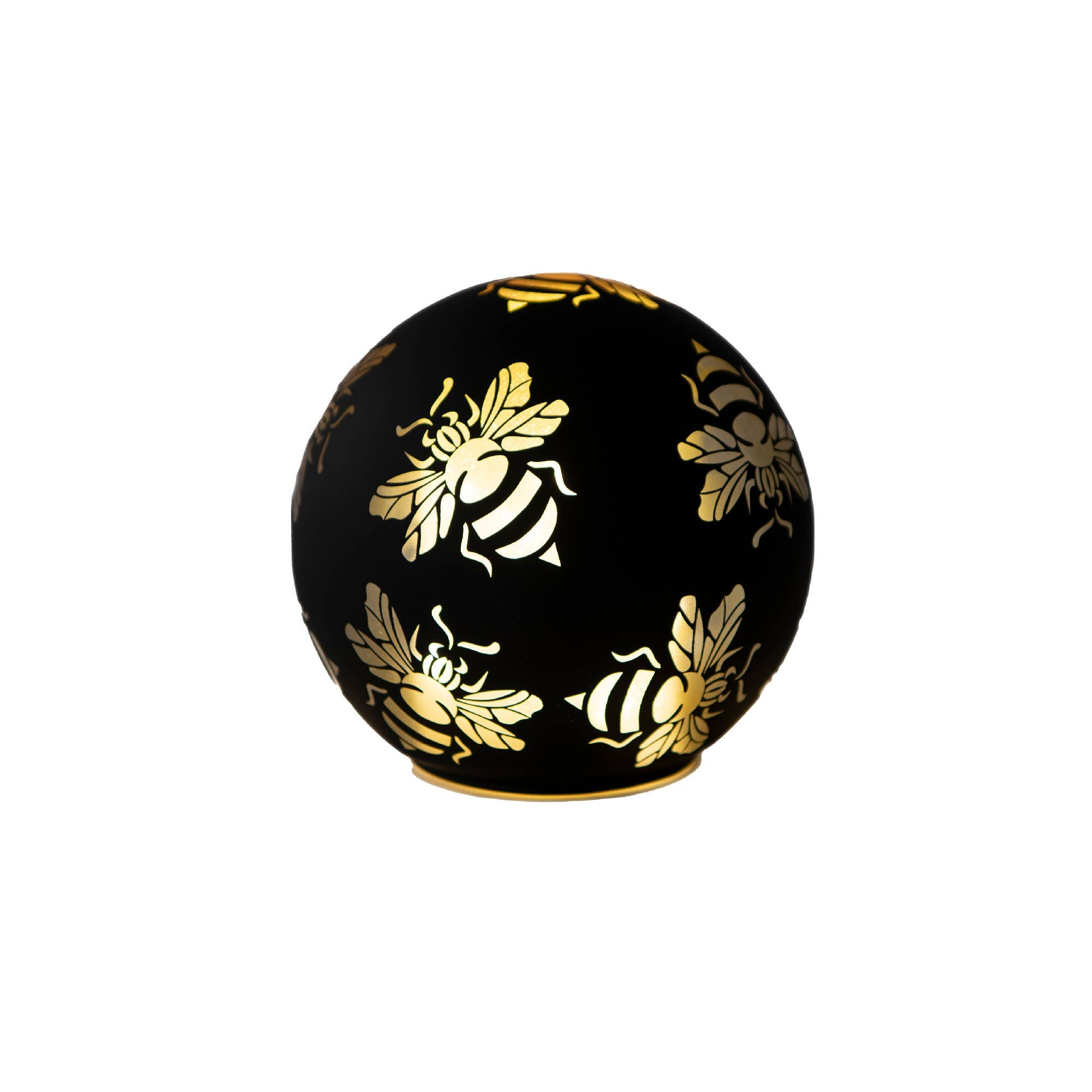 LED Glass Bumble Bee Globe Lamp