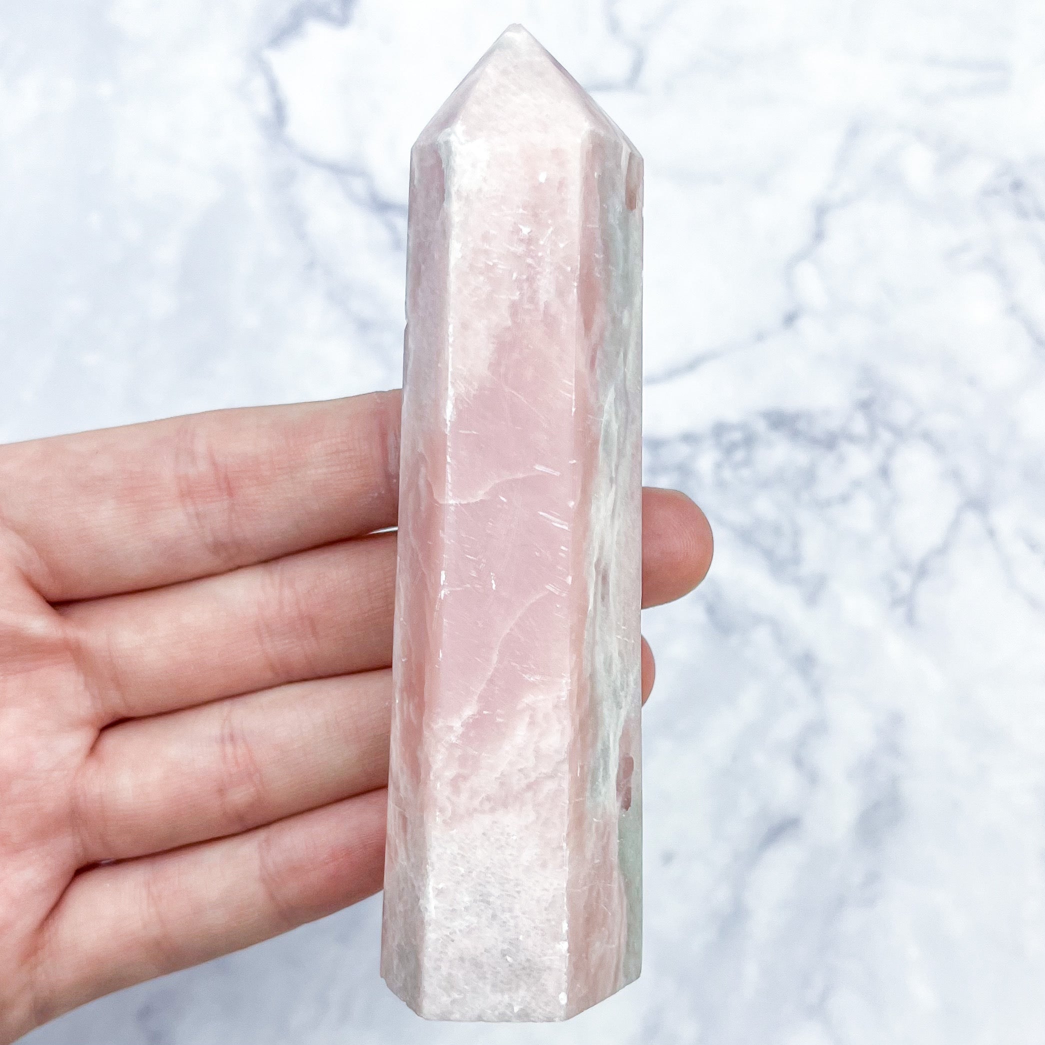 4 Inch Pink Opal Tower D13