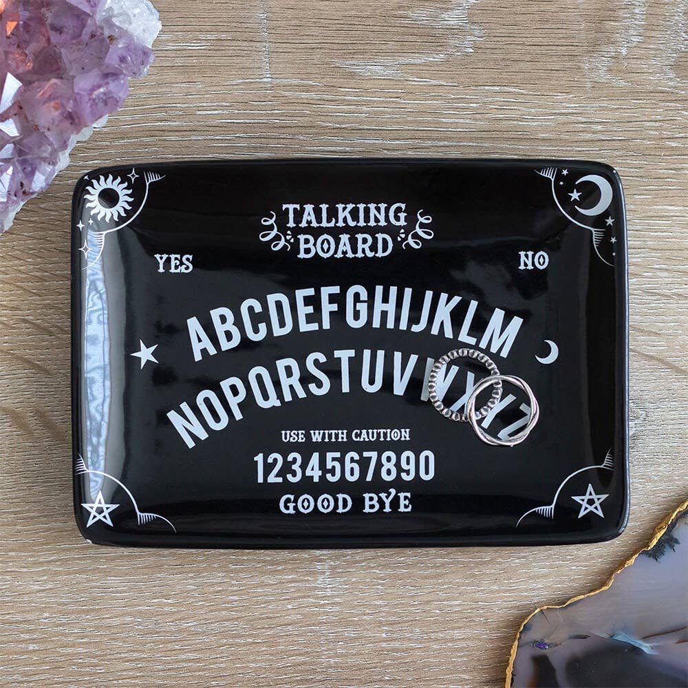Black Gothic Ouija Talking Board Trinket Dish
