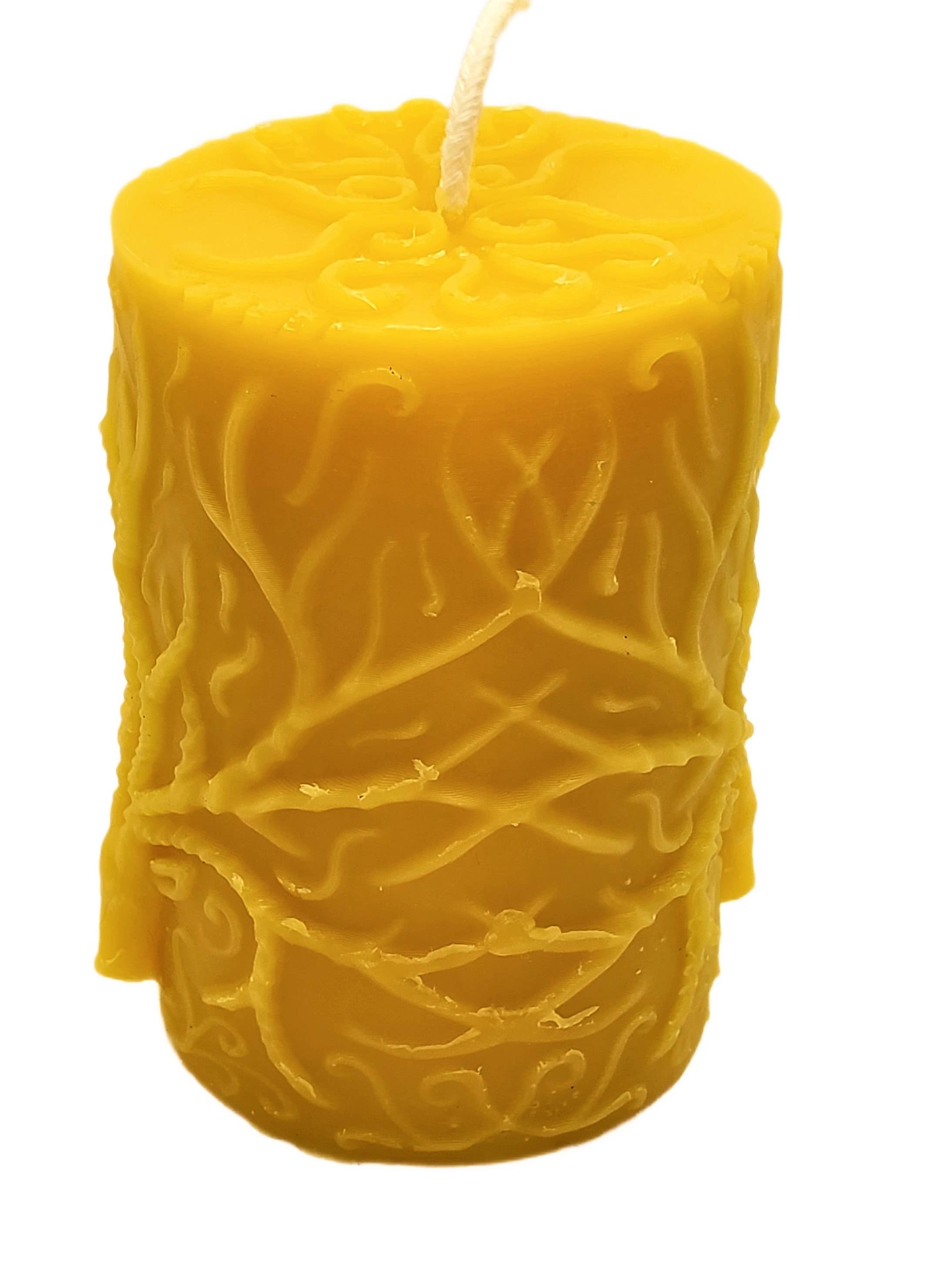 Deer Beeswax Candle