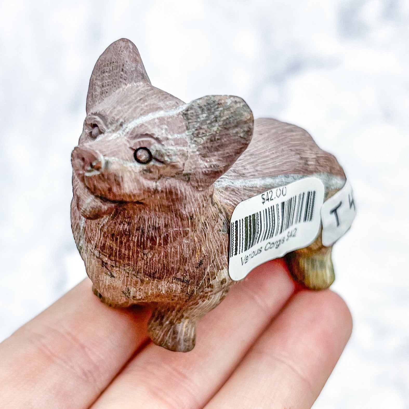 2.25 Inch Limestone Corgi T42