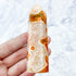 3.5 Inch Carnelian Moss Agate Tower T13