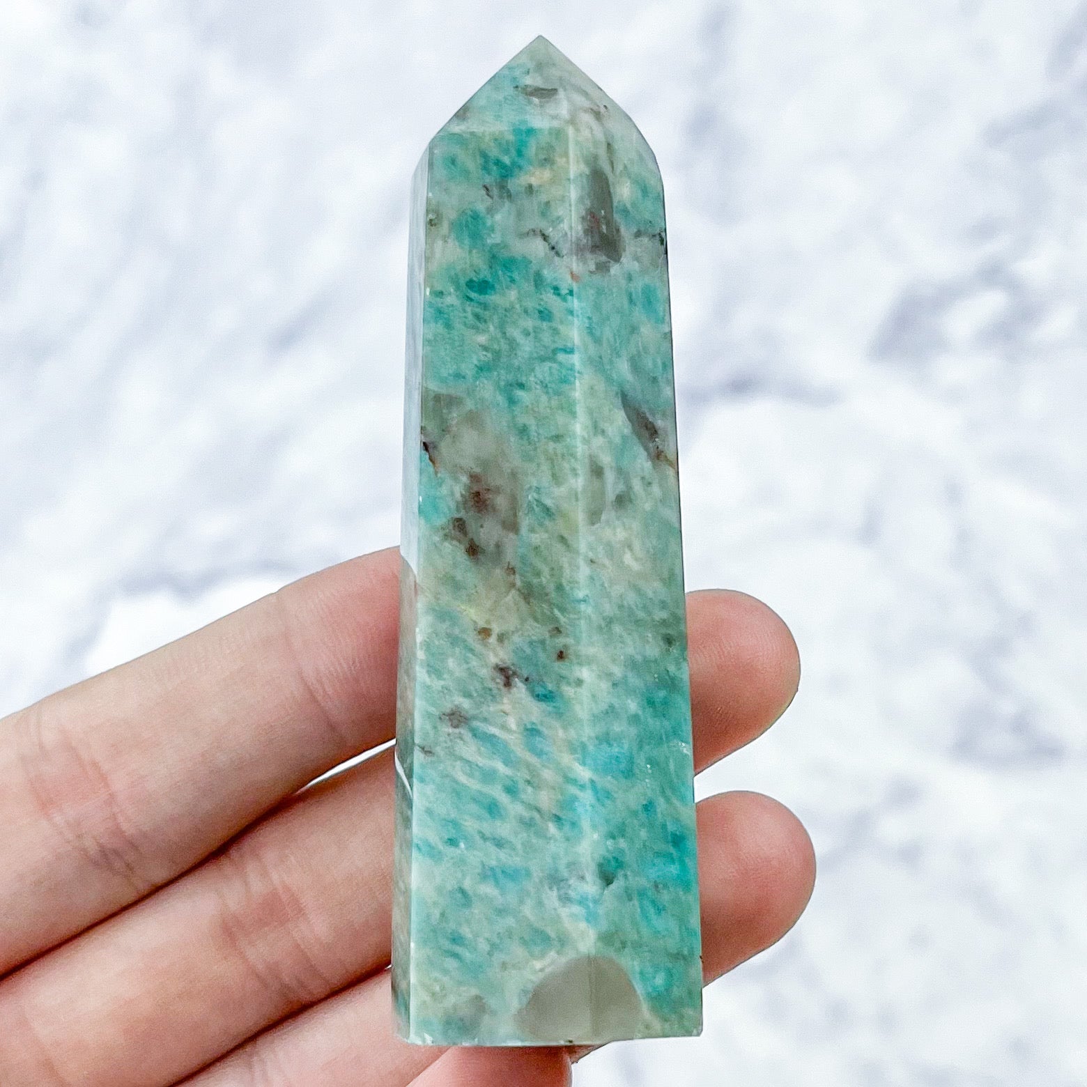 3 Inch Smoky Amazonite Tower R20