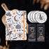 Frightful Folk Print Halloween Notebook