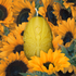 Butterfly Egg Beeswax Candle
