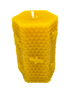 Hexagon Beehive Beeswax Pillar Candle