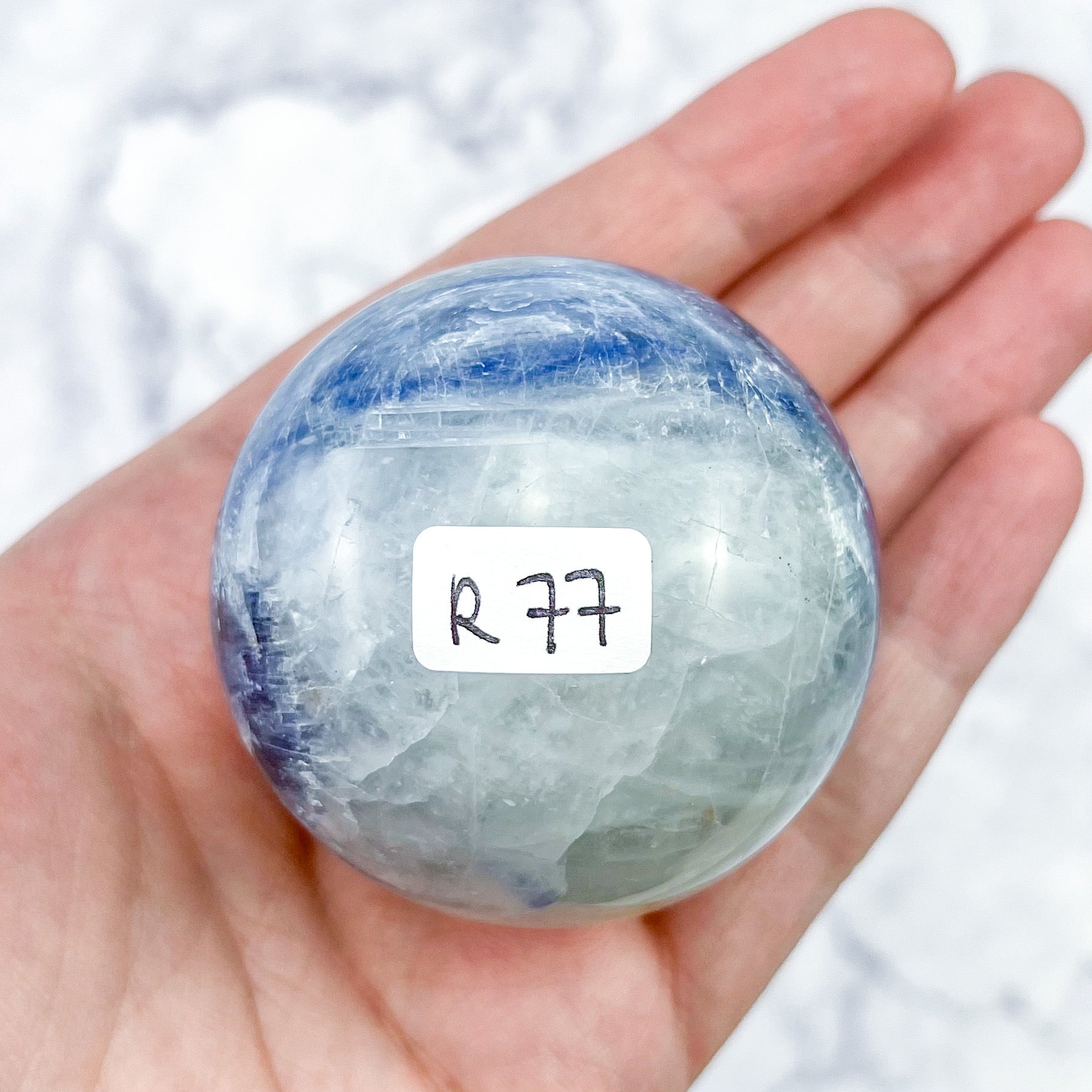 2 Inch Blue Kyanite Sphere R77
