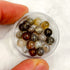 6mm Botswana Agate Multi-Coloured Bead Pack (10 Beads)