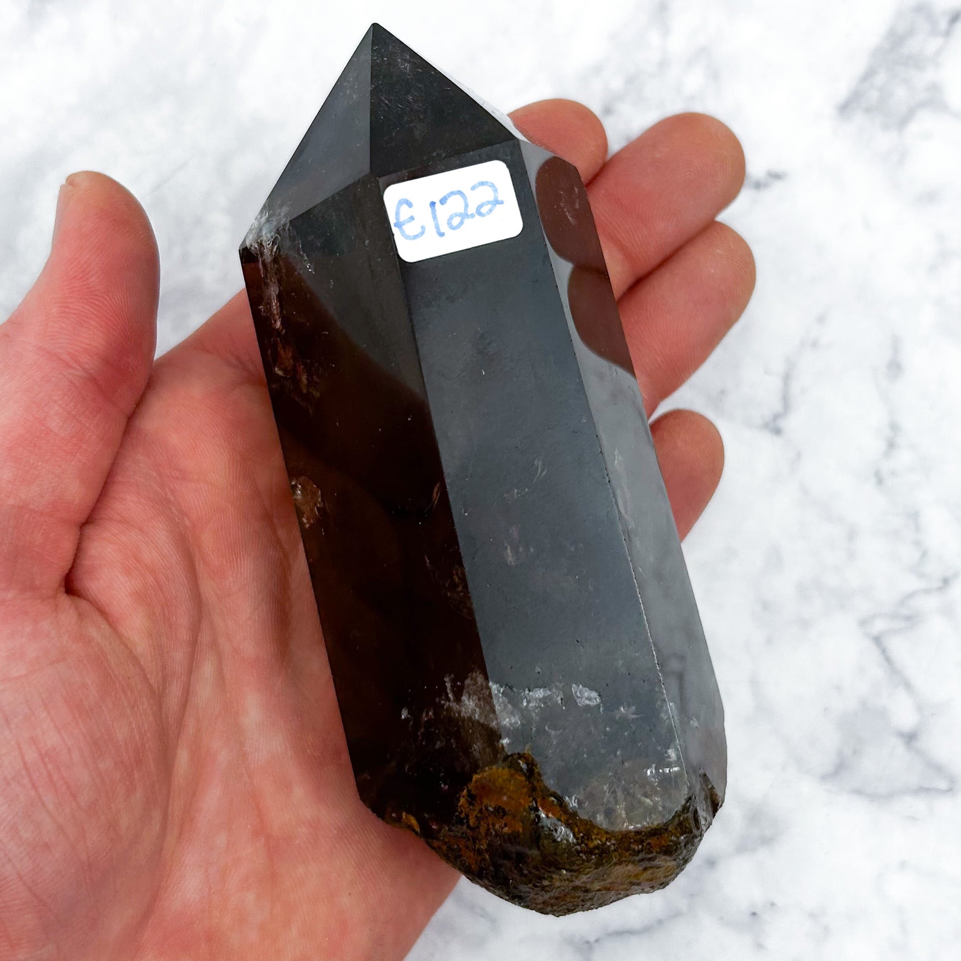 5 Inch Smoky Quartz Point E122