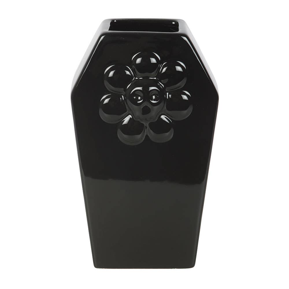 Gothic Coffin Flower Vase