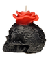 Rose and Skull Beeswax Candle