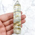 3.25 Inch Crazy Lace Agate Tower V20