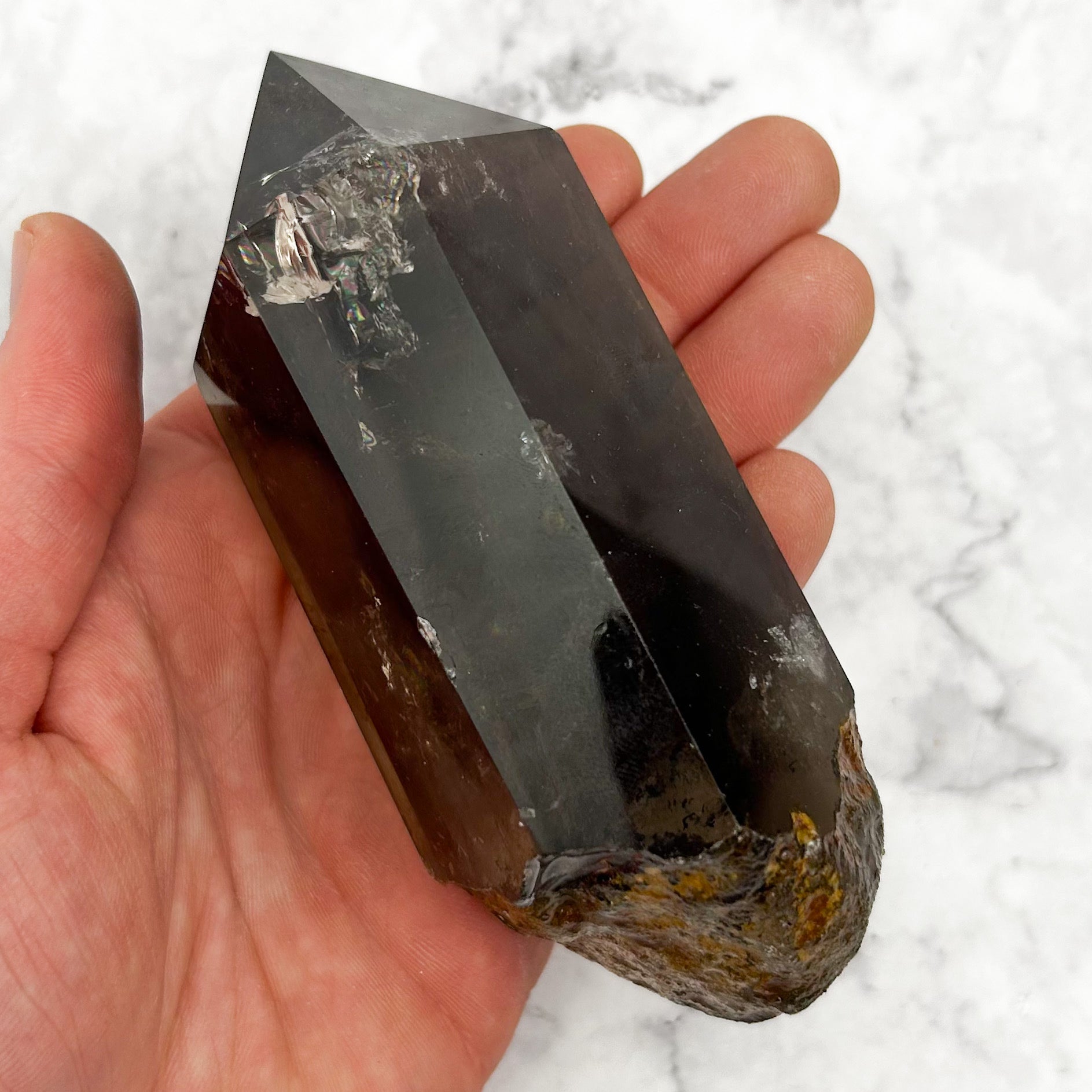 5 Inch Smoky Quartz Point E122