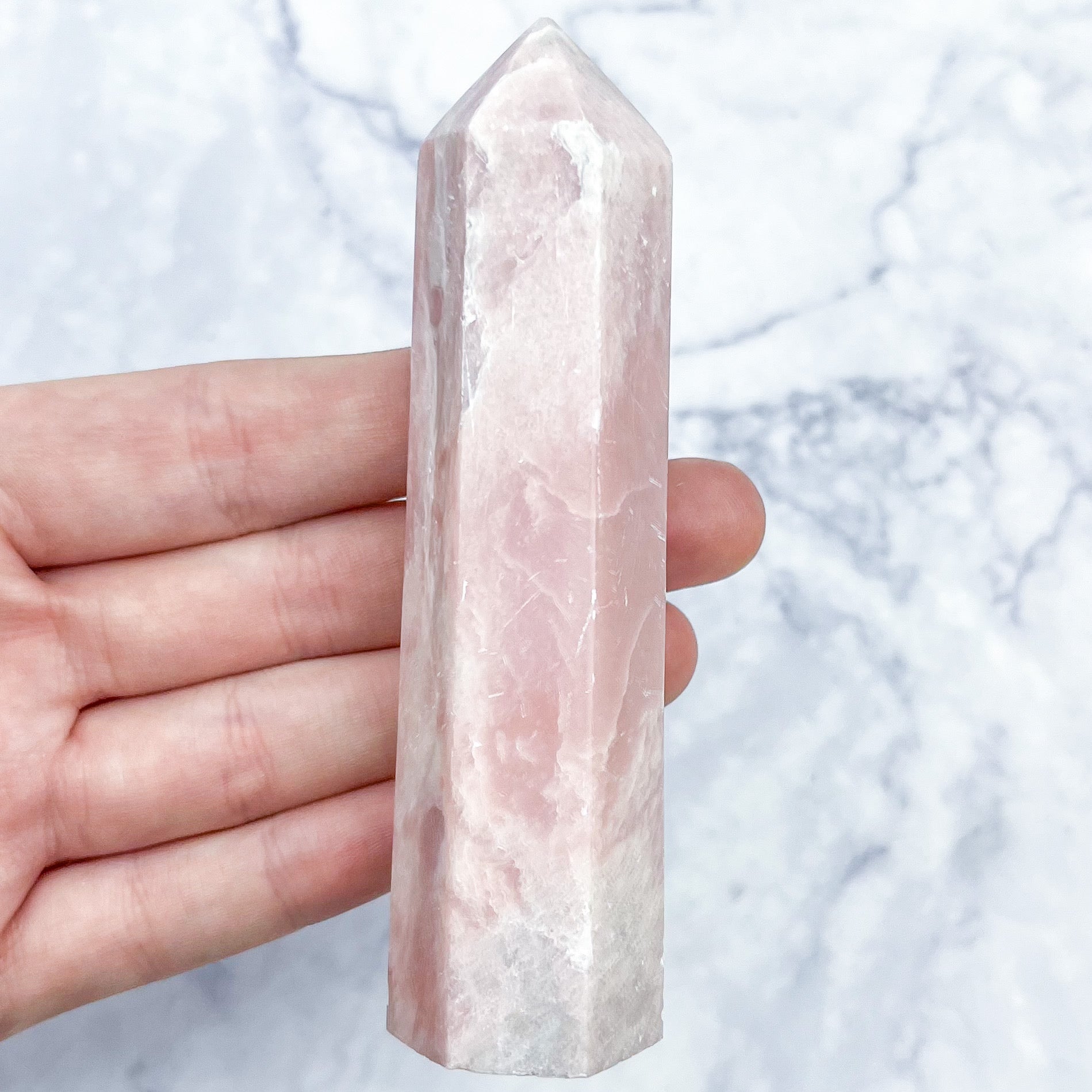 4 Inch Pink Opal Tower D13