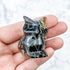 1.75 Inch Amber Owl Carving A72