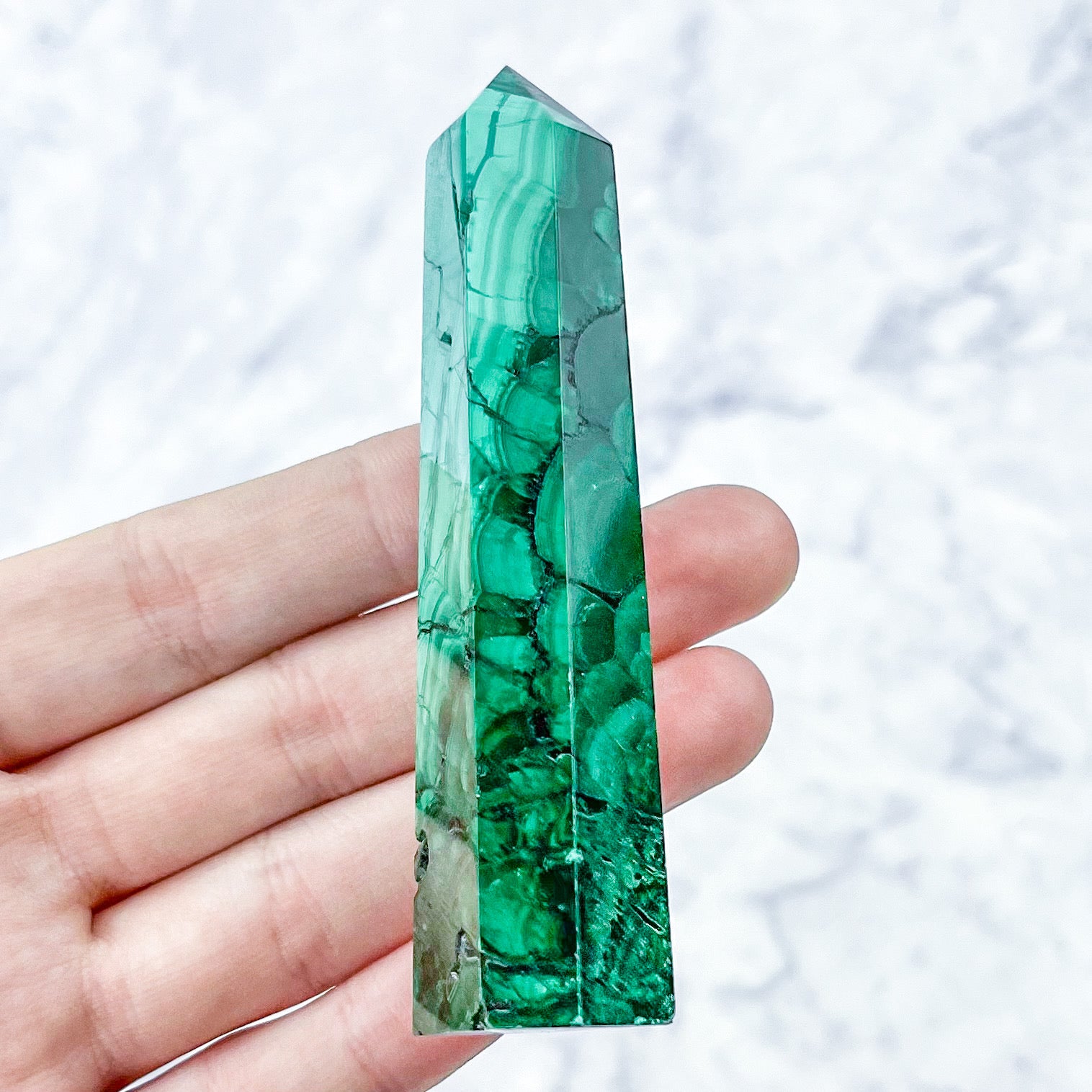 3.5 Inch Malachite Tower M49