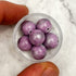 10mm Brushed Dyed Dolomite Pink Bead Pack (10 Beads)