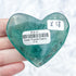 2.25 Inch Green Fluorite Heart X18