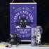 Cute and Creepy Bat Cat Print Lavender Tube Candle