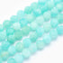 4mm Faceted Gel Amazonite Bead Strand G28