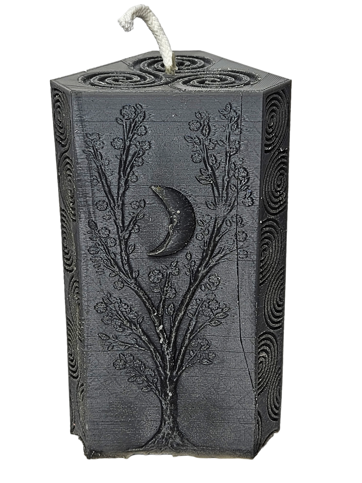 Moon and Seasons Beeswax Candle