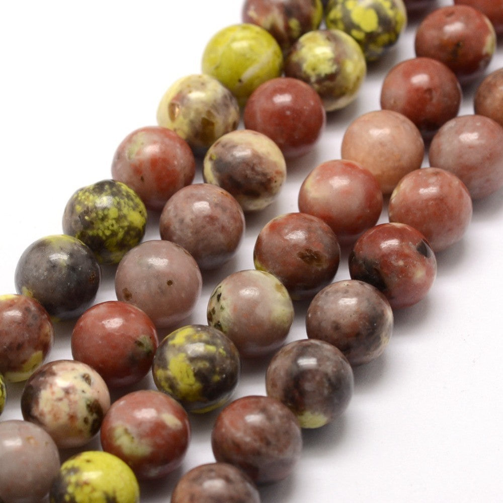 6mm Spicy Jasper Bead Strand S6