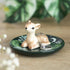 Green Fawn Ceramic Trinket Dish