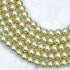 6mm Gold Pearlized Bead Strand