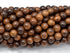 8mm Black Rosewood Bead Strand W12