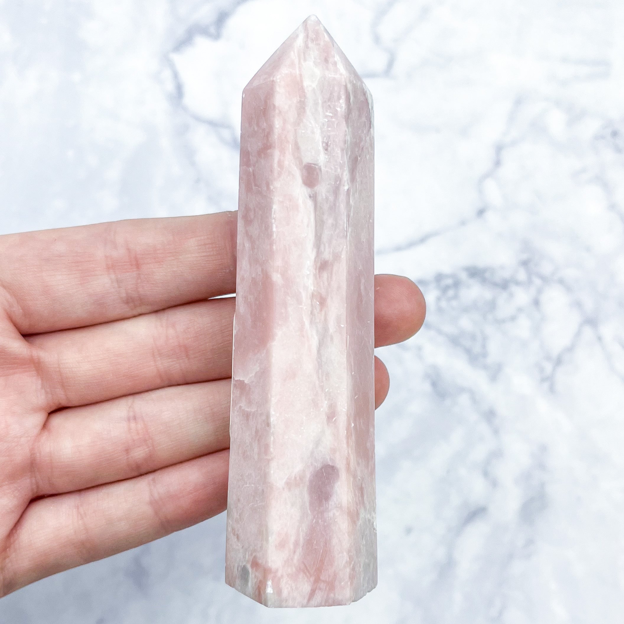 4 Inch Pink Opal Tower D13
