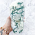 7 Inch Moss Agate Skull G420