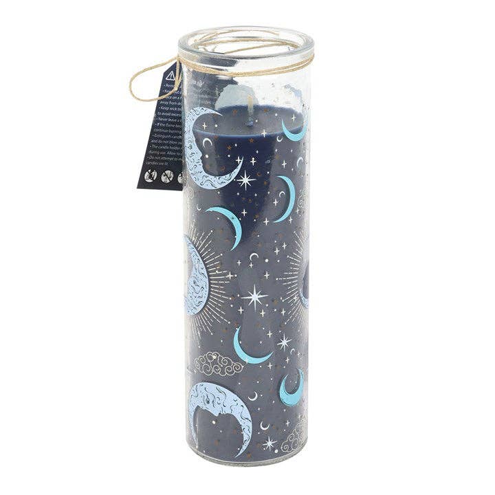 Blue Moon Print Fig & Vanilla Tube Candle