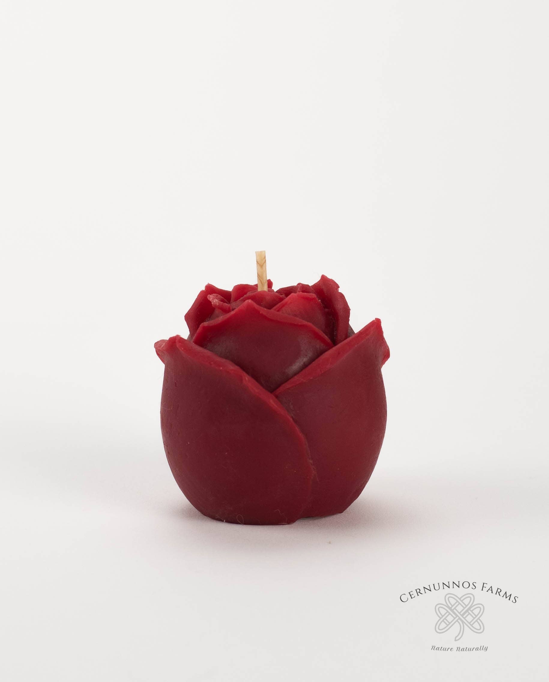 Black Rose Beeswax Candle