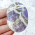 2.25 Inch Chevron Amethyst Palmstone K16