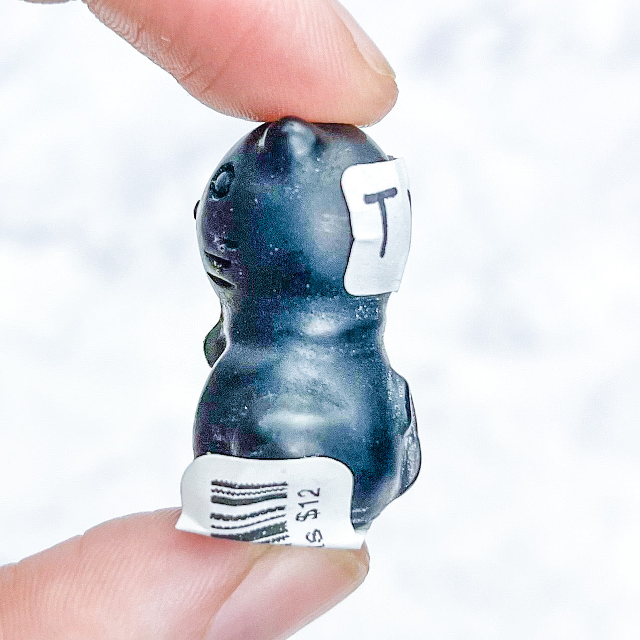 1 Inch Black Obsidian Lucky Cat T12