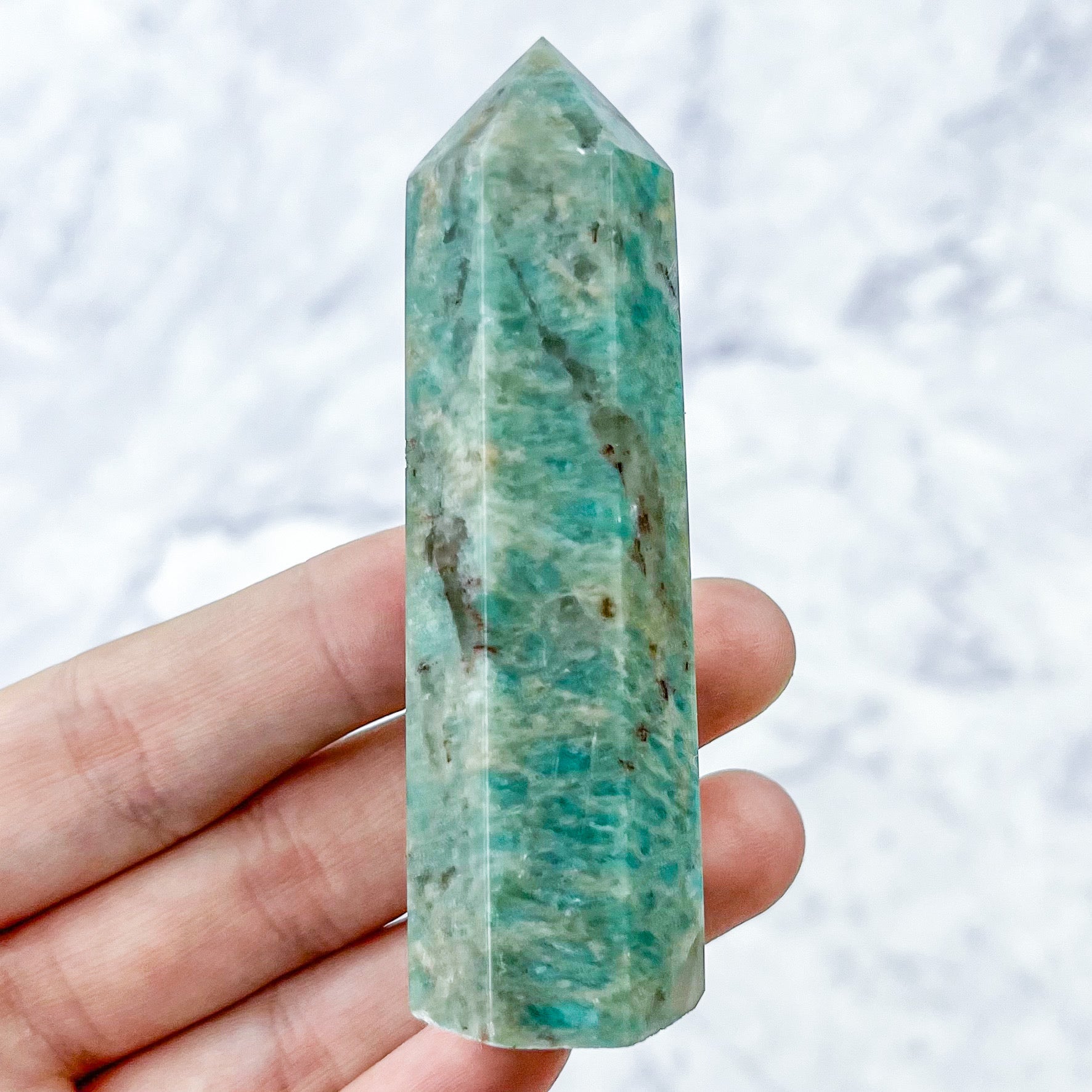 3 Inch Smoky Amazonite Tower R20