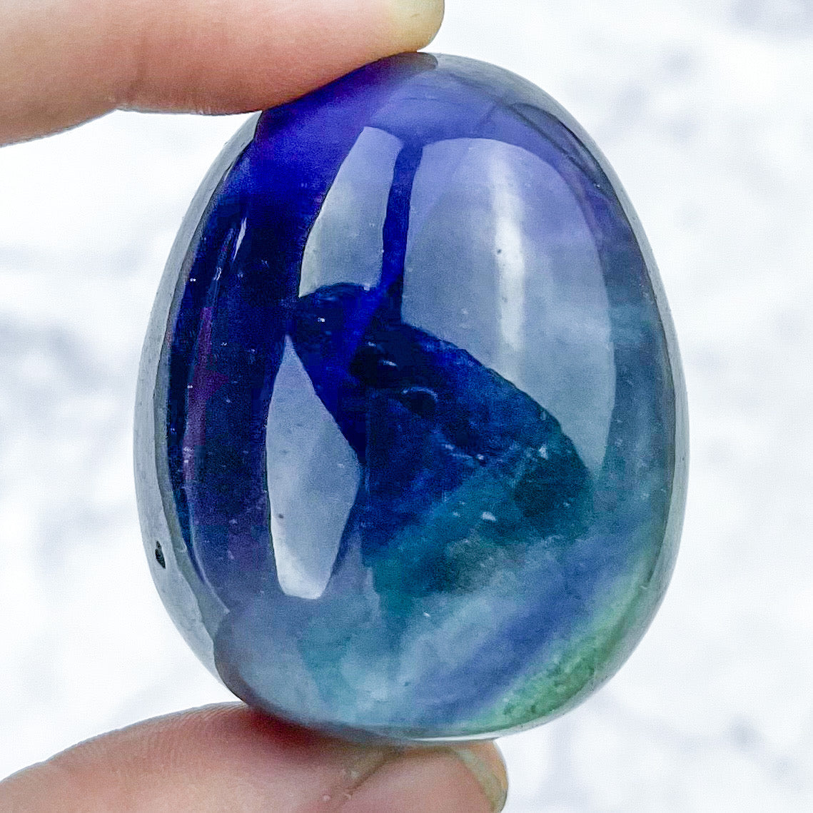 1.5 Inch Blue Fluorite Egg S24