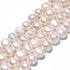 Small Rounded Freshwater Pearl Nugget Bead Half Strand R20